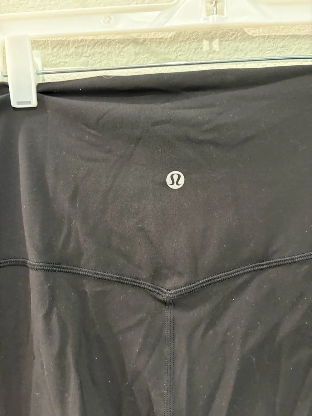 lululemon athletica Black Workout Leggings with Logo Detail